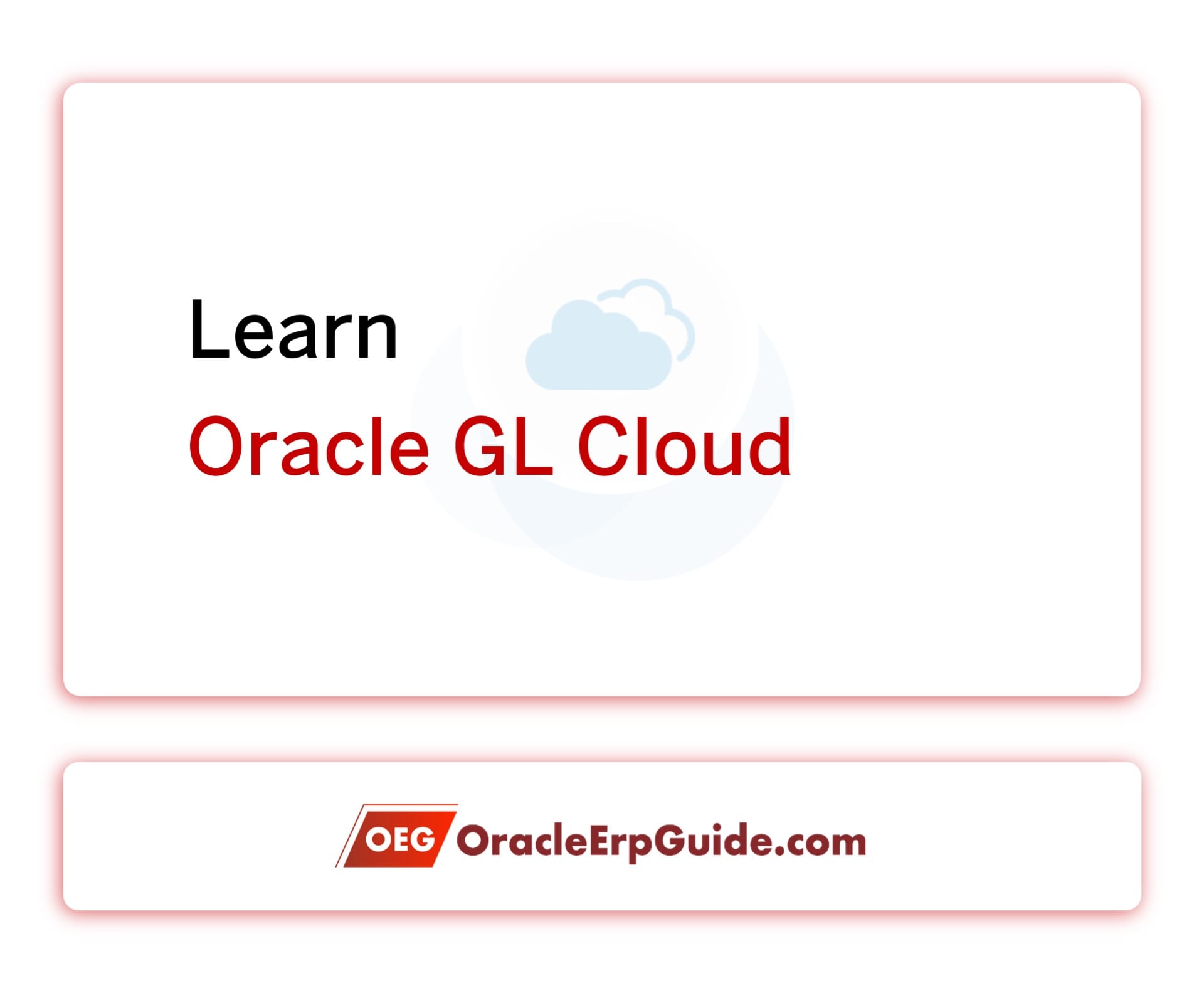 Oracle General Ledger Cloud – Portal | OracleErpGuide.com