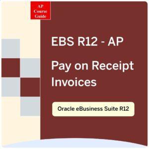 EBSAP22 – Pay on Receipt Invoices