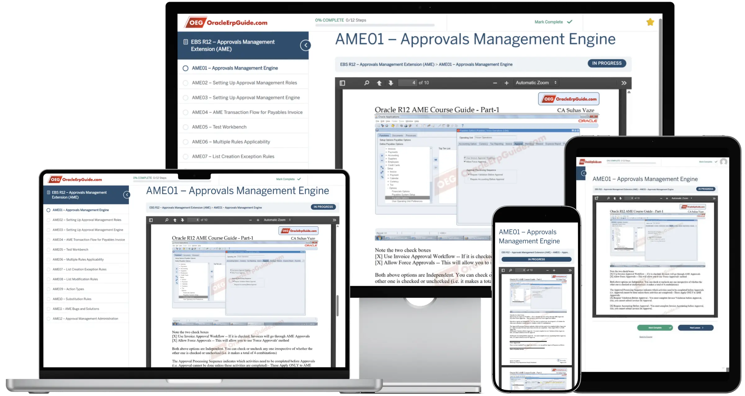 Oracle E-Business Suite R12 Financials 21-volume ebook set cover preview