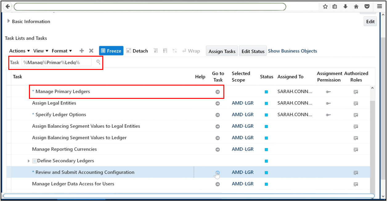 Navigate to Review and Submit Accounting Configuration in Oracle Fusion General Ledger