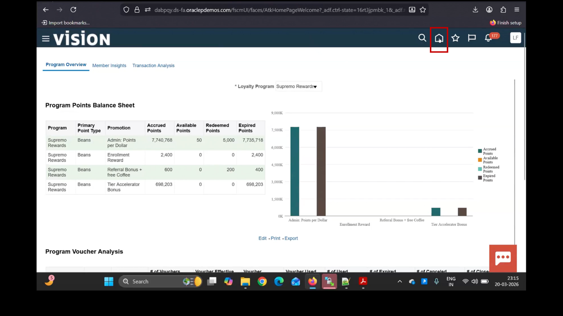 Opening database in Oracle Integration Cloud OIC instance interface