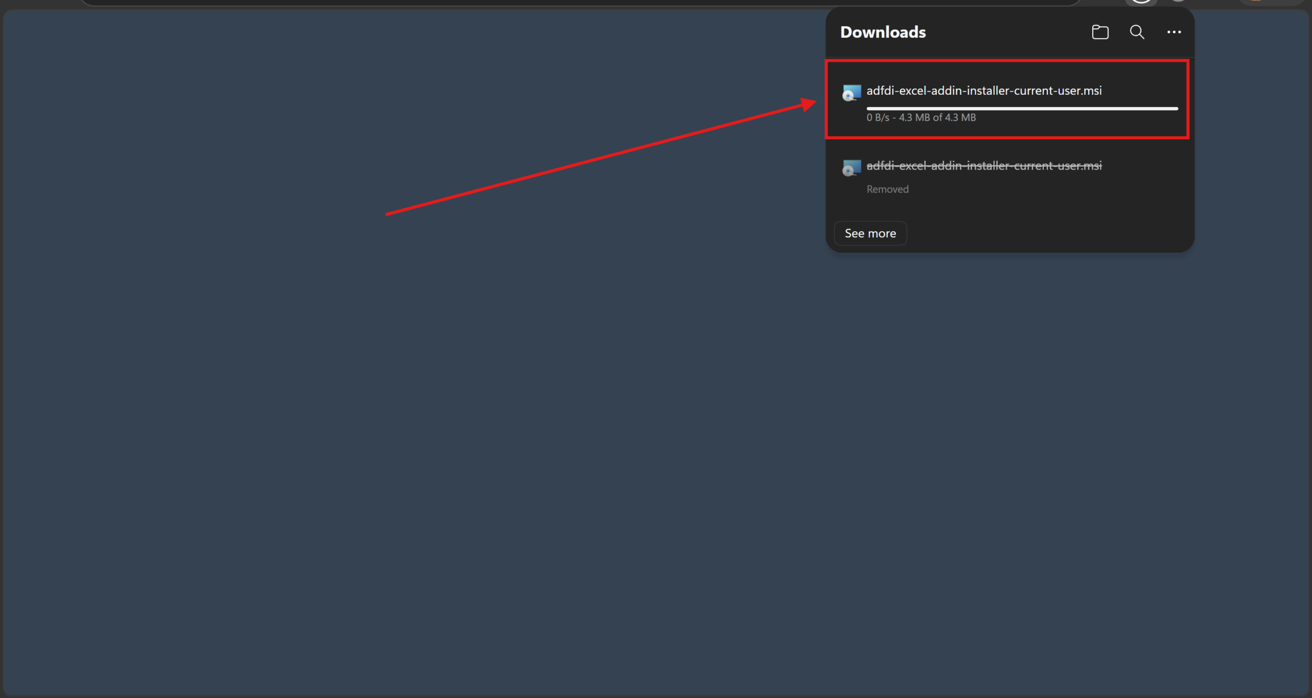 ADFDI Desktop Integrator Download Completed
