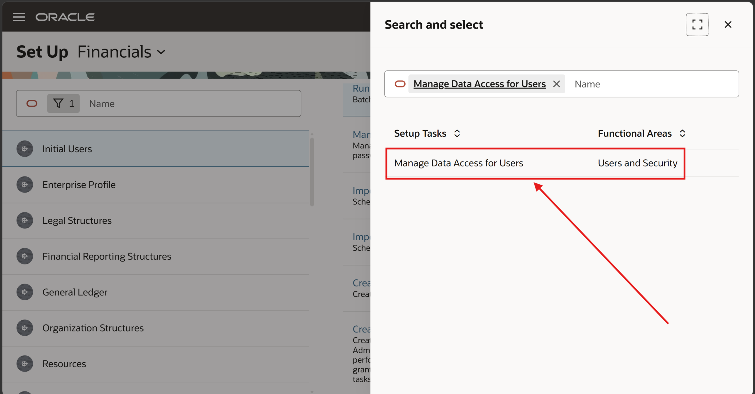Open Manage Data Access Task