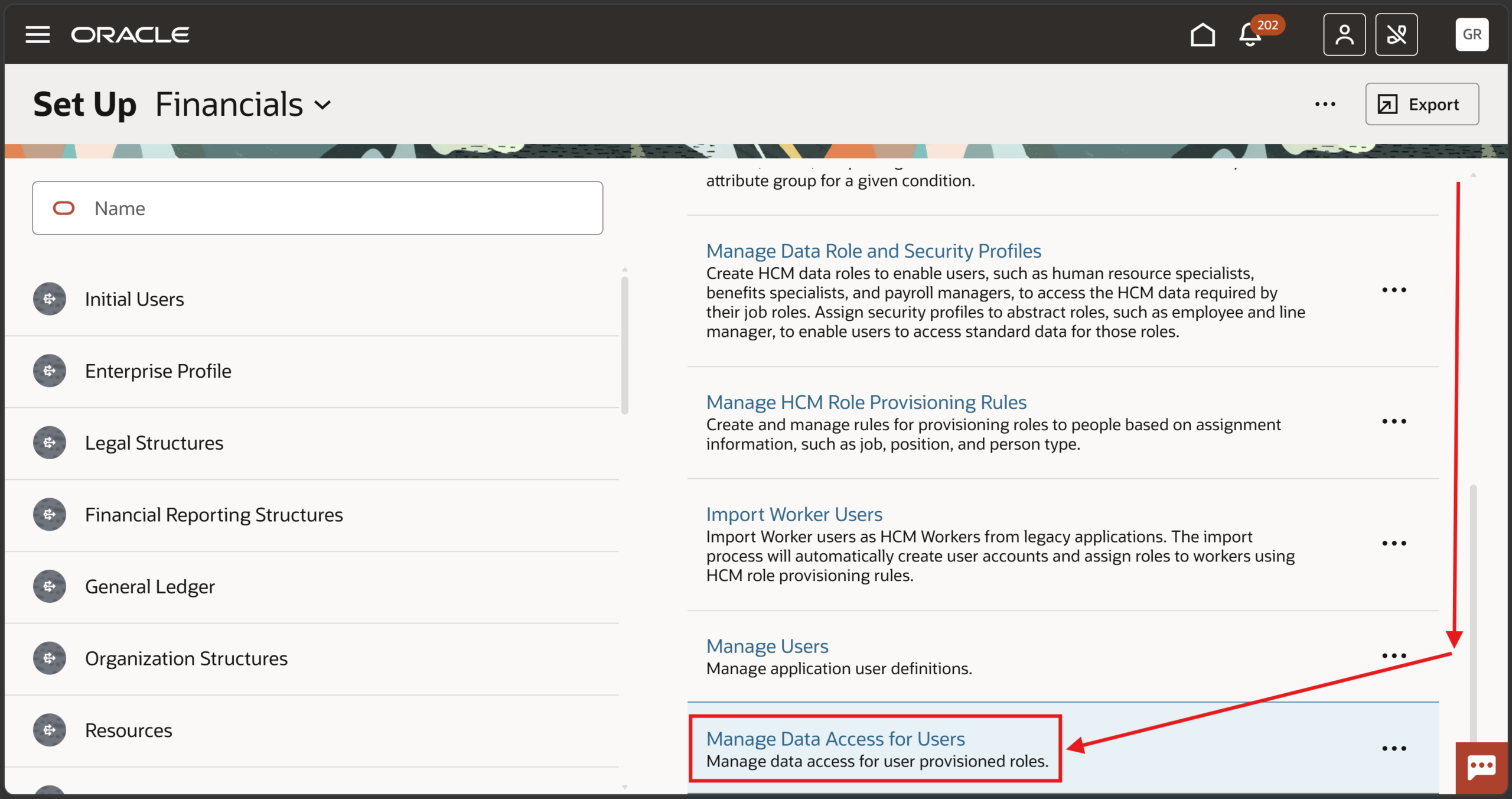 Data Access Authorization Page