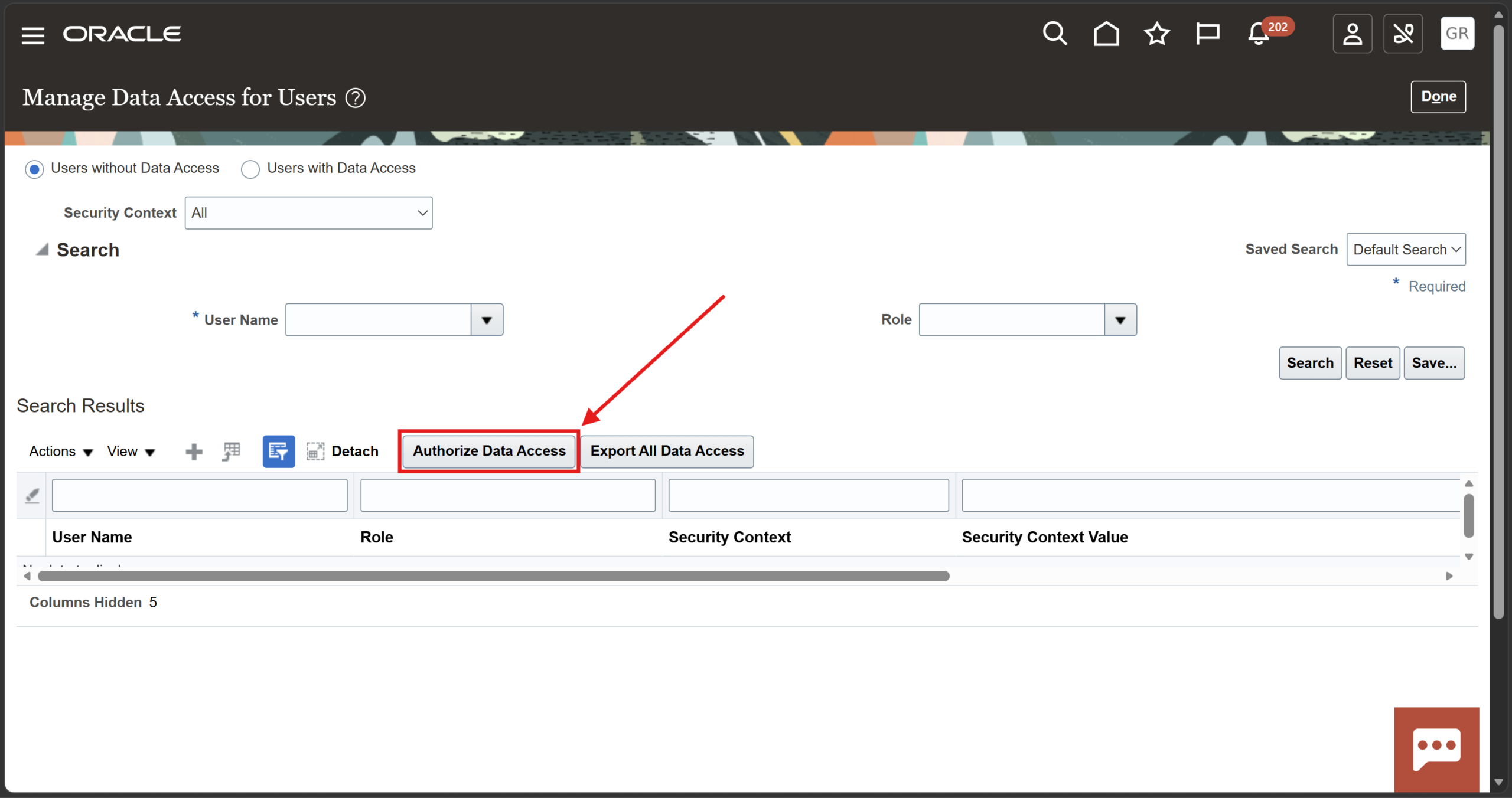 Authorize Data Access Process
