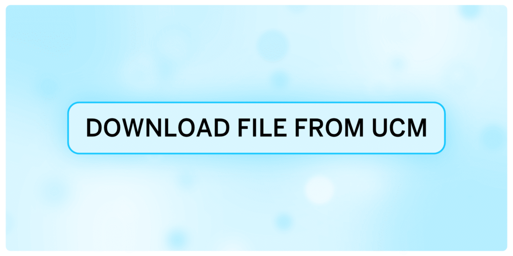Download File from UCM