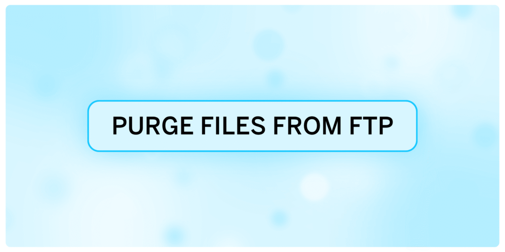 Purge Files from FTP